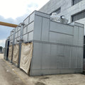 Composite flow closed cooling tower