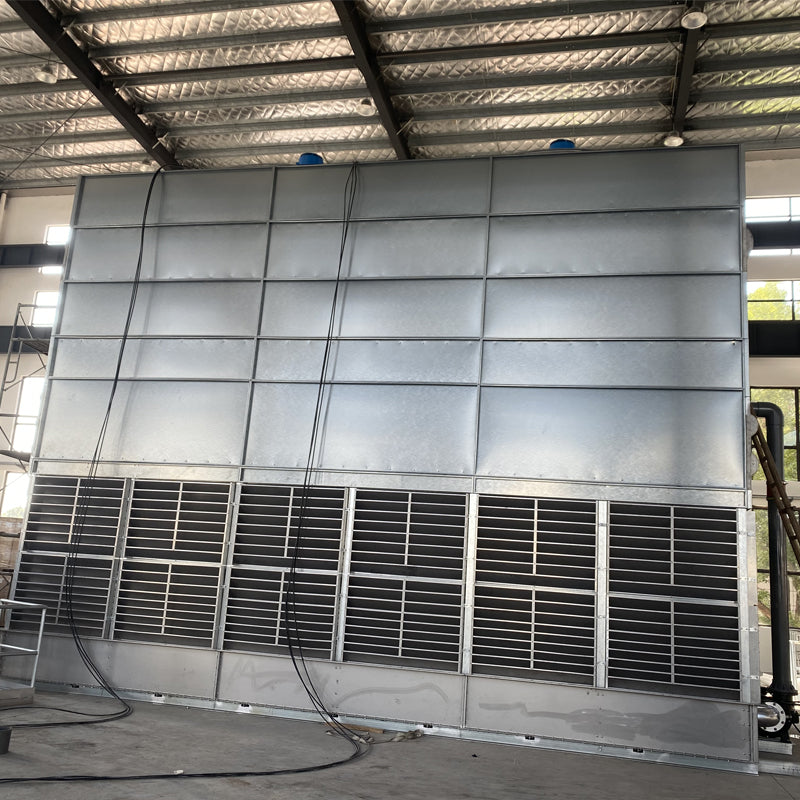 Dry wet combined closed cooling tower