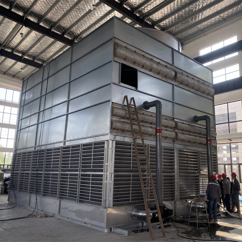 Dry wet combined closed cooling tower