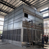 Dry wet combined closed cooling tower