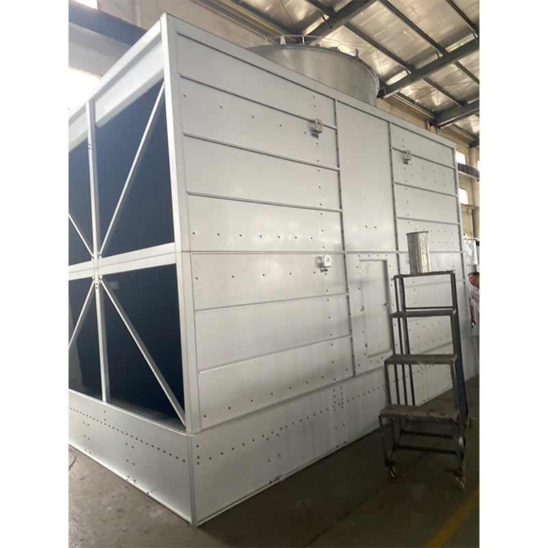 Cross flow open cooling tower