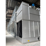 Composite flow closed cooling tower
