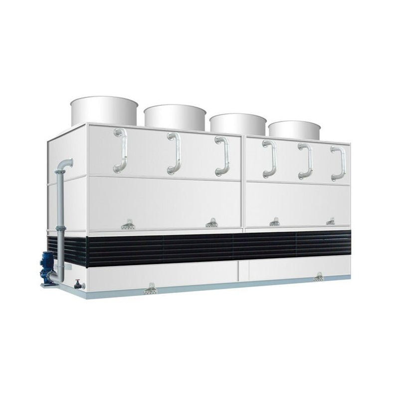 Dry wet combined closed cooling tower