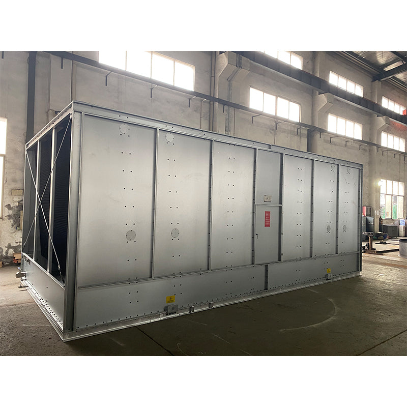 Composite flow closed cooling tower