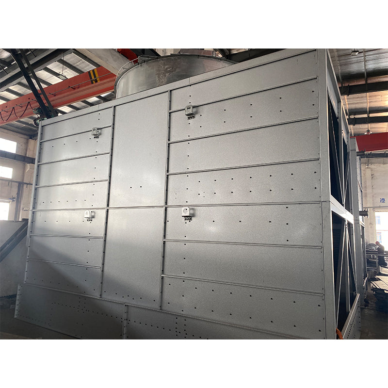 Cross flow open cooling tower