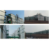 Dry wet combined closed cooling tower