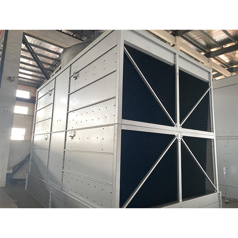 Cross flow open cooling tower