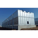 Composite flow closed cooling tower
