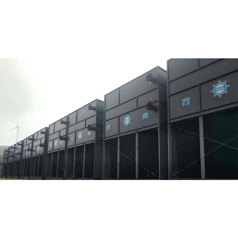 Dry wet combined closed cooling tower